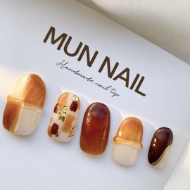 MunNail Almond Nail Tips - Short Oval / MunNail 아몬드 네일팁 - 숏오벌
