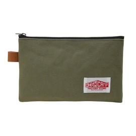 HIGHCAMP Multi-Pouch, Kurashiki Canvas, Bag-in-Bag, SS Size, Canvas, Clutch Bag, Mask Case, Brand, Genuine Leather, Bag, Organization, Passbook Holder, Passport Case, Cute, Stylish, Document Bag,