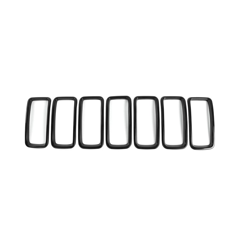 2019-2023 ABS Plastic Grille Cover 7pcs Black