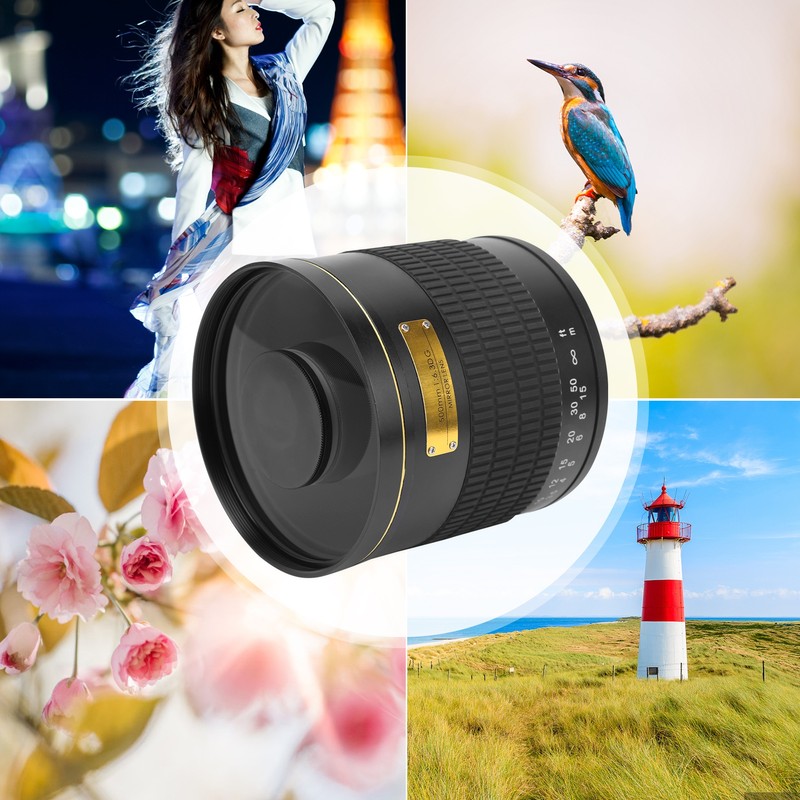 500mm F6.3 Ultra Telephoto Mirror Manual Focus Lens Fit for