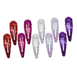Healvian 50Pcs Drop-Shaped Hair Clips for Women Adorable Bobby Pins Random Colors Easy Snap Design for Daily Wear and Special Occasions