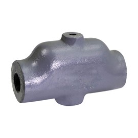 Midline Valve S1556 Boiler Air Scoop Valve for Hydronic Heating Applications; 3/4 in. FIP Connections; Cast Iron, black