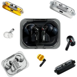 Nothing Nothing Ear (a) 2024 Bluetooth Compatible Android/iOS Earbuds With ChatGPT Integration, 45dB Hybrid Noise Cancelling, Equaliser, Dual Connect, 42.5H Battery, IP54 Water & Dust Resistance (Black)