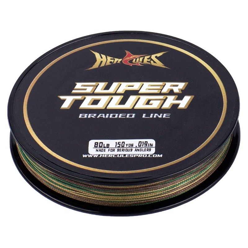 HERCULES Super Tough Braided Fishing Line 65 pounds Test Camouflage