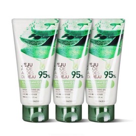 LG Household & Health Care [LG Household & Health Care] The Face Shop Fresh Jeju Aloe Soothing Gel 300ml Tube (3 Packs) / [LG생활건강] 더페이스샵 신선한 제주 알로에 수딩젤 튜브형 300ml 3개
