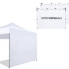Joramoy Canopy Tent Sidewalls for 10×10 Pop Up Canopy, 3