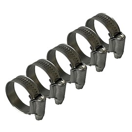 Stainless Steel British Type Hose Clamp 40-55mm x5