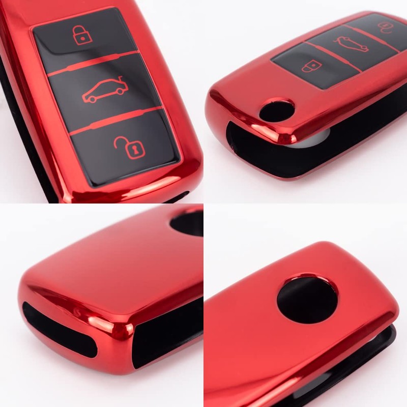 Car Key Case for VW Golf Skoda Seat Key Cover