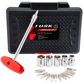 TUSK T-Handle/Driver 19 Piece Tool Kit 8mm 10mm 12mm 14mm Phillips Slotted Hex 2.5 3 4 5 6 T15 T20 T30 T45