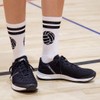 ChalkTalkSPORTS Volleyball Performance Crew Socks - Classic Ball - White