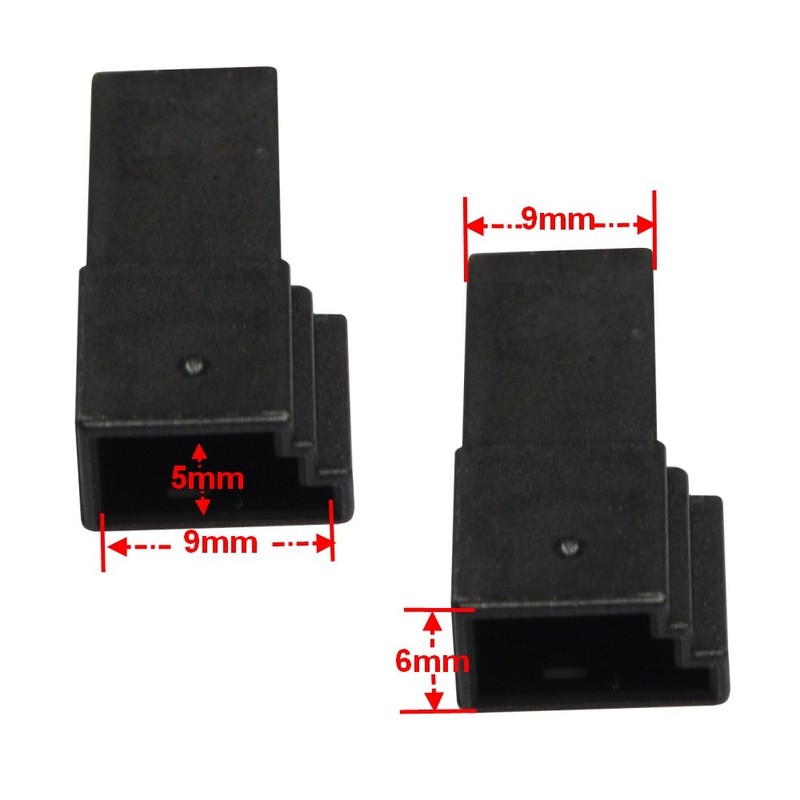 AERZETIX: Car Speaker Connecting Cable Adapters - Set of 2