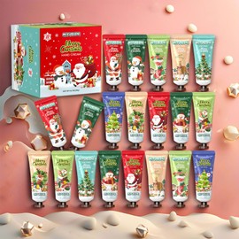MIYUELENI 20 Pack Christmas Hand Lotion Gifts Set，Moisturizing Hand Cream for Women, Mini Travel Size Holiday Gifts, Stocking Stuffers & Bulk Gifts for Christmas Appreciation 20ml
