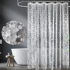 Shower Curtains Mould Proof Resistant, PEVA Waterproof Heavy Duty Bathroom