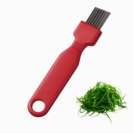 4-Pack Green Onion Shredder, Japanese Negi Cutter Vegetable Slicer with Stainless Steel Multi-Blade, Herb & Scallion Cutter Tool for Garnish, Ramen, Salad & Kitchen Prep