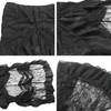 Women's Steampunk Gothic Black Lace Long Skirts