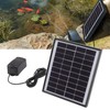 Solar Oxygen Pump 10V 6W Shockproof Small Lightweight Solar Water