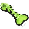 AB Tools Happy Pets Green Cross Tug Rope Bone Doy