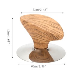 Wooden Pot Lid Knob Cookware Lid Replacement Knobs for Saucepan Lids Frying Pan Oil Pot Pot LidsKit Home Kitchen Supplies 2 pieces