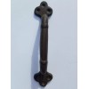 Clover 8 1/2" Barn Door Gate Pull Handle Distressed Brown