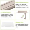 UFURMATE Flush Mount Door Pull, 2PCS Zinc Alloy Pocket Door