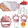 Guante de Dentición de Silicona para Bebés, Chupon para Frutas