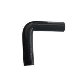 Haturmyko ID 1.75 inch 90 Degree Silicone Elbow Coupler Hose, 7" Leg Length Universal 4-Ply Reinforced Silicone Straight Turbo Pipe Elbow Intake Radiator Hose Black