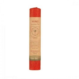 Aloha Bay Chakra Pillar Candle, 8-Inch, Red, 8 inches