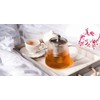 Cristel Darjeeling Collection Borosilicate Glass Teapot, 41 Ounces, With Stainless