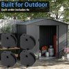 Metal Shed Replacement Door Slides 4-Pack