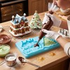 Christmas Tree Silicone Molds Christmas House Fondant Mold