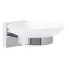 tesa EKKRO Soap Holder - No Drill Wall Mounted Satined