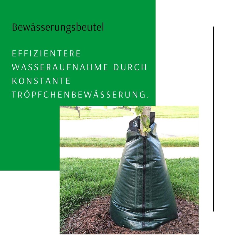 Novatool Bag for Tree Watering, 75 Litres, Green Watering Bag