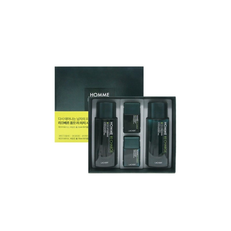 Lac Vert Homme Recharge Cica 2-piece special set / 라끄베르