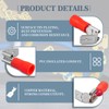Innfeeltech 100 Pcs PVC-Insulated Brass Spade Crimp Terminals, Connector Width