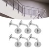 6 Pcs Wall Handrail Bracket 304 Stainless Steel Strong Bearing