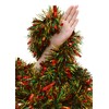 Christmas Concepts® Red/Green/Gold Chunky/Fine Christmas Tinsel - 4 Metre -