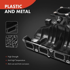 A-Premium Engine Intake Manifold Assembly W/Gasket [2.0L 2.3L Only] Compatible with Ford Escape 2013-2019, Focus 2016-2018, Fusion 2013-2016 & Lincoln MKC 2015-2019, MKZ 2013-2016