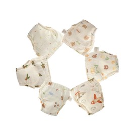 Baby Training Underpants,Soft Cotton Muslin Absorbent Potty Training Underwear for Unisex Baby 2T