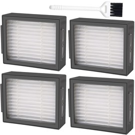 Roomba Consumables for iRobot Dust Cut Filter 4651374 Replacement Parts (4 Piece) for j9/ j9+/ j7/ i7+/ i7/ i7+/ i5/ i5/ i3/ i3+/ i2/ e5