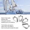 Wire Rope Cable Thimbles, 4 Pieces 12 mm M12 Stainless