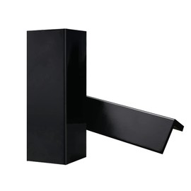 GUEQUITLEX Garage Wall Guards Foam Car Door Protector Wall Bumper Guard - 2 Pack, Corner, Black, Plastic with PP film surface, Foam, Polypropylene (PP)