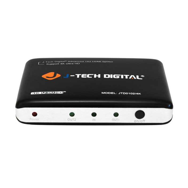 J-Tech Digital JTD0102/4K J-Digital Most Advanced 2 Ports HDMI 1X2