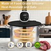 Hescred Sous Vide Precision Cooker Silicone Lids, Fits up to