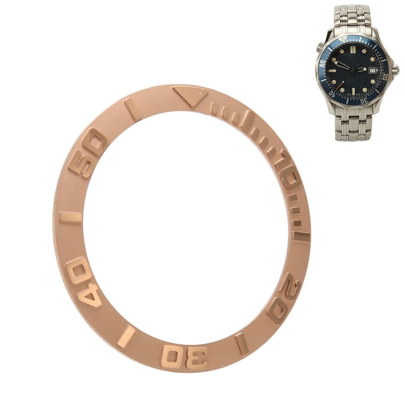 Watch Bezel Insert 38mm Ceramic Embossed Digit Watch Bezel Ring