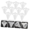 Levemolo Aquarium Fish Feeder Suction Cup 10 Pack Red Worm