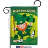 Irish For A Day Garden House Flags Kit Springtime St