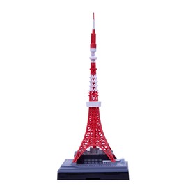 Nihon Takujo Kaihatsu GeoCreaper Tokyo Tower Approx. H140 x W60 x D60 mm ABS Pre-painted Scale Model