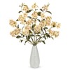 Briful Fall Artificial Hydrangea Flower Stems, 33.5" Silk Blossom Sprays