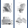 BUOSHUO Set of 2 metallic disassembly/assembly tools set for car
