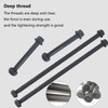 BIGLKNM Upper & Lower A Arm Bolts Nuts Compatible with
